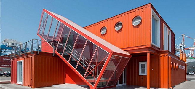 oficinas modulares prefabricadas hechas con containers